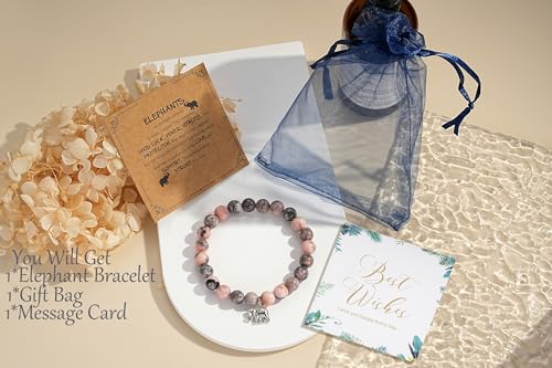 Image of morniface Inspirational Gifts for Women，Natural Stone Bracelet for Mom Daughter Friends Sister Wife Grandma Aunt