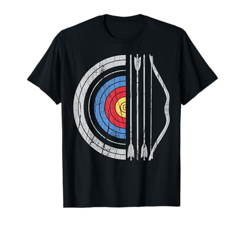 Archery Target Bow & Arrow T-Shirt Men Women Small