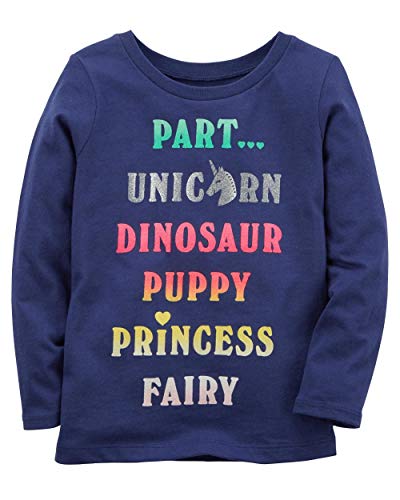 T-shirt licorne Carter's bébé fille en jersey bleu marine 9 mois