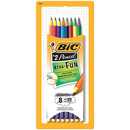 Bic Extra-Fun #2 Pencils, Multi-Colour
