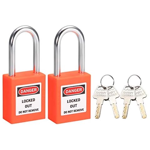sourcing map Lockout Tagout Safety Padlock Set Cover
