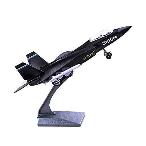 HSOMiD Alloy Planes/Airplane/Aircraft Toy with Pull Back Stealth Bombers and Fighter Planes (Diecast Fighter Jets-Grey)