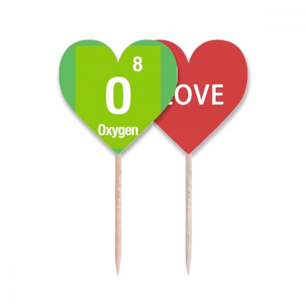 Cure-dents en oxygène Love Heart en bois naturel pour hygiène buccale