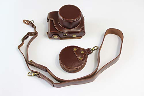 Zakao Kameratasche, für Leica D-Lux 7, mit Schultergurt und Mini-Tasche (Kaffeebraun) – Bild 3