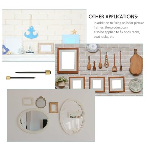 Image of 90pcs /Set Photo Frame Screws with Storage Box Hanging Screws Picture Hangers Set Hardware for Wall Mounting