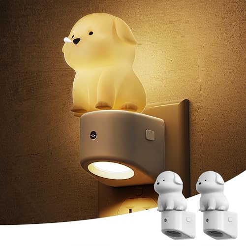 L LOHAS LED Night Light for Kids, 3D Dog Night Light Plug in - image 1