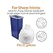 STAPLES COASTWIDE 420462 Trash Bags 30-33 Gallon 33X39 Low Density 0.9 Mil Clear 150 Ct