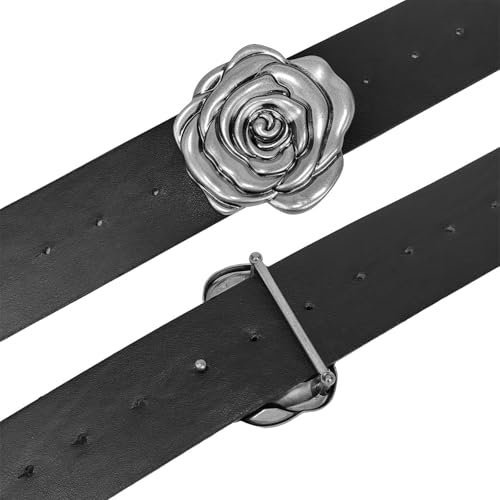 Vintages Carved Belt Buckles Belt Leather Elastic Binding Embellished Belt Suitable For Dresses And Denims Looks3