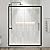 DELAVIN 60.in W x 72.in Semi-Frameles Black Shower Door with Clear Tempered Glass and Easy Roller System, Sliding Shower Door with Water Seal Strips, Glass Shower Door with Explosion-Proof Film
