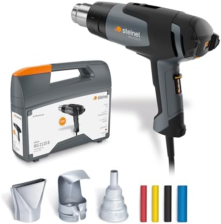 Bild 8 - Steinel 4407324 Heißluftgebläse 2120 E, 2200 W, Profi-Heißluftpistole, 80 - 630°C, Luftmenge 150-500 l/min, 2.2 m Kabel