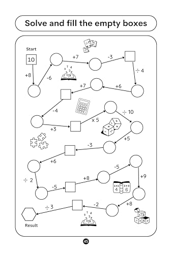Image of Maths and Logic Games for Brilliant Kids - 7 to 8 Years Old - Activity Book for Kids | Brain Boosting | Math Booster | Activity Book to develop Math Skills | Best Birthday, Return Gift