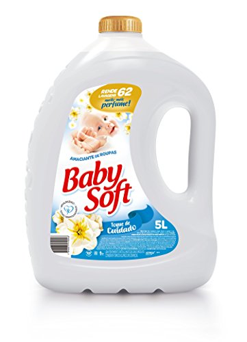 Amaciante Toque Cuidado, Baby Soft, Branco, 5 L