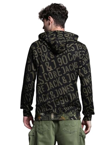 Image of JACK & JONES Men's Cotton Blend Hooded Neck Sweatshirt