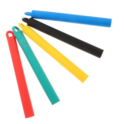 OSOLADY 5 Pcs Billiard Rack Extended Hanger for Cues Durable Pole Tips Sleeve Protector Case Compact Holder for Snooker Pool Table Multiple Colors