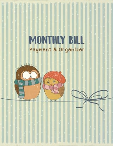 Monthly Bill Payment Organizer: Money Debt Tracker or Budget Monthly Planning with Budgeting Record & Expense Finance