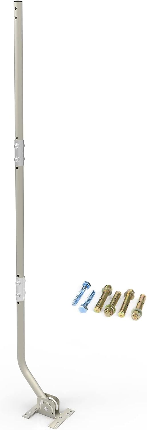 CeKay Adjustable Outdoor Antenna Mounting Pole with Extension Universal