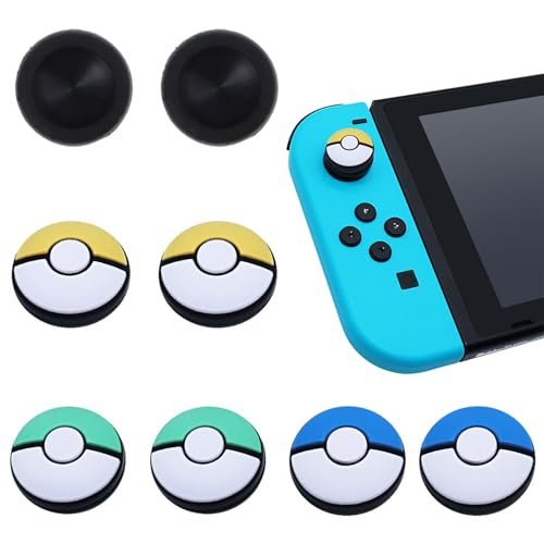 Tapones Para Joystick Compatibles Con Nintendo Switch, Tapas Para Joystick, 4 Pares Accesorios Thumb Grips,Tapa De Joystick,Joystick De Silicona,Tapones Para Joystick,Grip Joystick,Accesorios Joystick