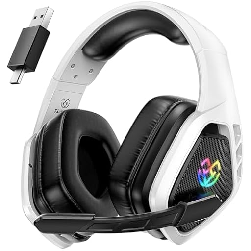 Tatybo Cascos Gaming Inalámbricos 7.1 para Ps5/Ps4/PC, Auriculares Bluetooth con Micrófono con Cancelación de Ruido, 2.4GHz USB-C, 40H+ Batería para Switch/Mac/Portátil | Ya disponible en tu tienda friki favorita! En mundofriki.es!