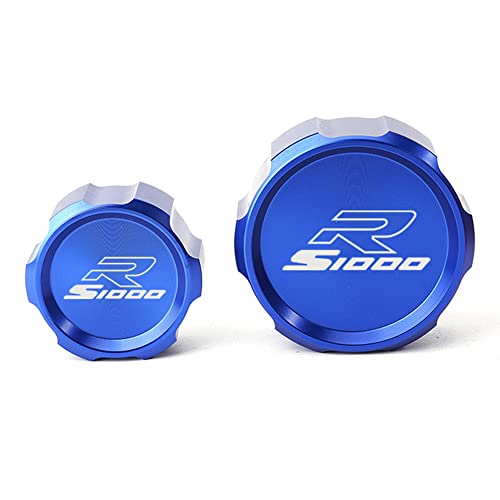 CCYYMOWOK Bouchons de réservoir de liquide de frein avant et arrière CNC pour moto BMW S1000R S 1000 R 2015-2020 S1000RR 2008-2022 Cover