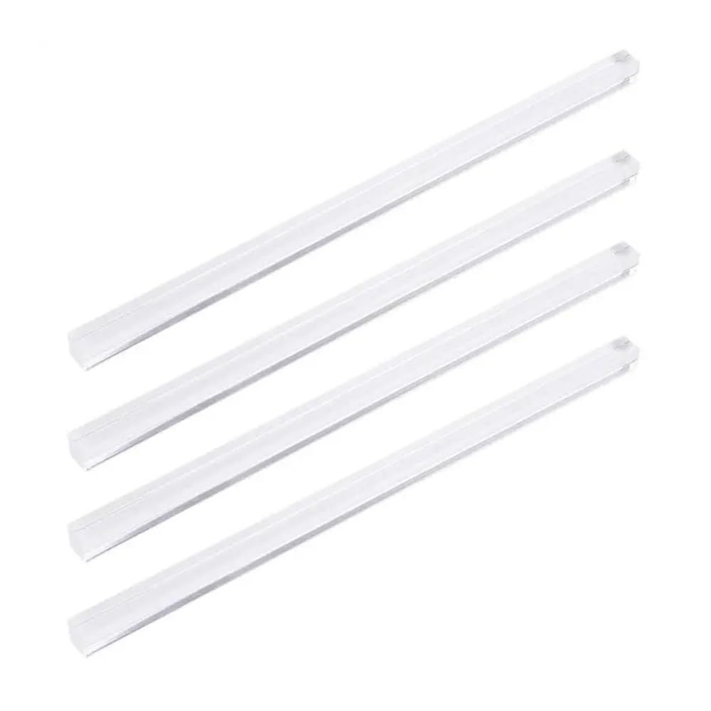 10 Pièces Tige Acrylique Transparente Carrée 3x3x500mm - Barre Plate Acrylique Pour Bricolage Et Modélisme