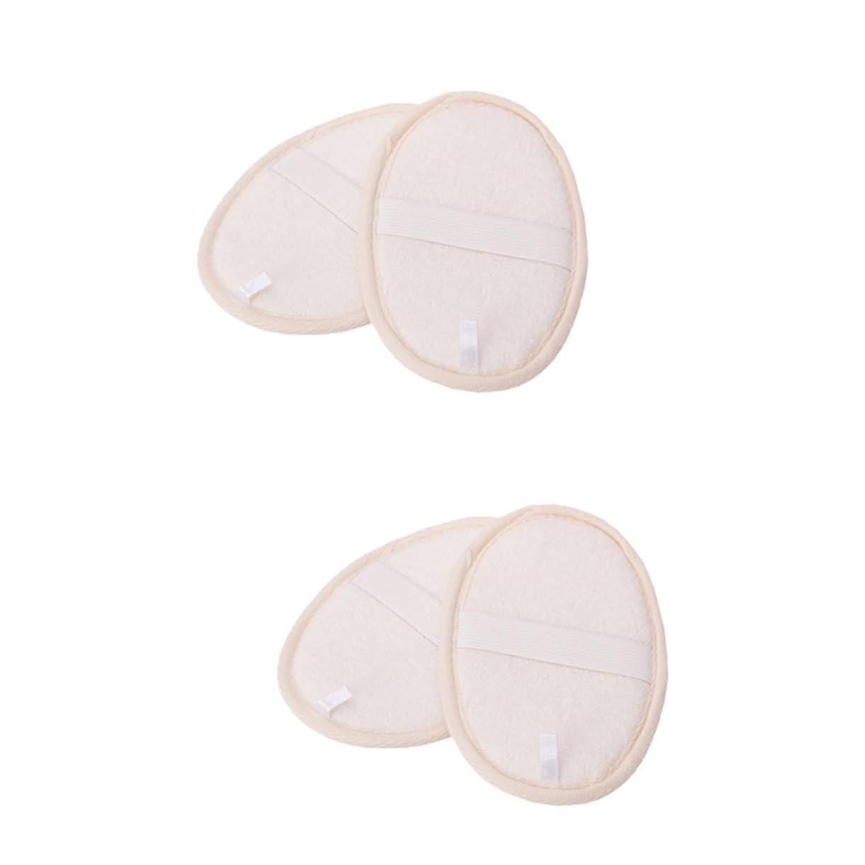 Ipetboom 4 Pcs Shower Sponge Pad Loofah Sponge Exfoliator Loofah Sponge Pad Exfoliating Pad Exfoliating Loofah