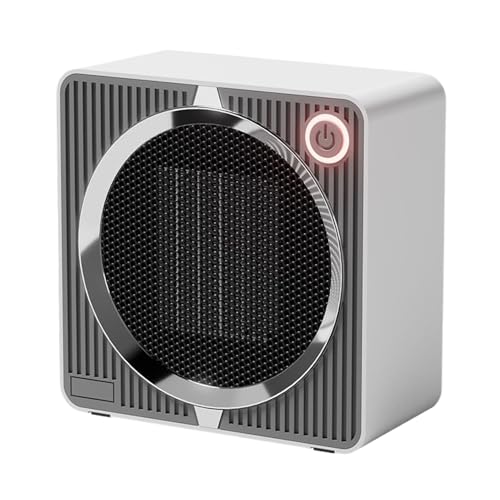 Arroopu Calentador Pequeño | Dispositivo De Calentamiento Rápido Con Protección Contra Vuelcos - Calefactor Eléctrico Portátil Para Espacios - Para Clima Frío Interior Camping Dormitorio Hogar