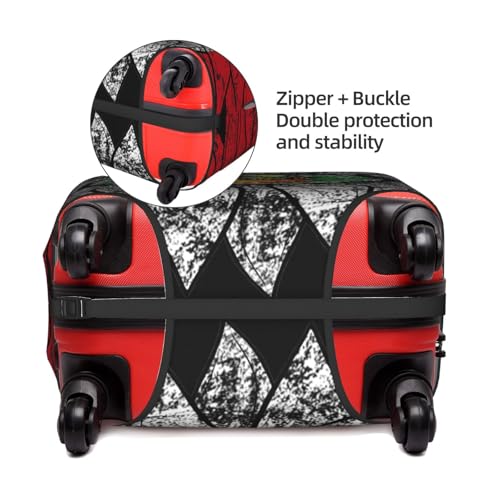 Travel Luggage Cover Vintage Sunflower Peru Peruvians Flag Fashion Washable Baggage Suitcase Protector Fit For Luggage X-Large3