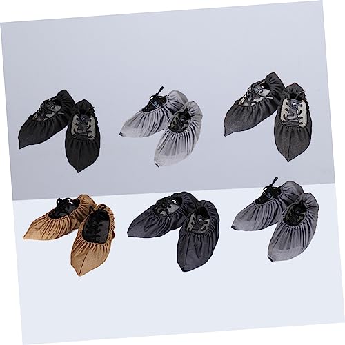 SOLUSTRE 1 Par Esfregões Glob Esfregão De Microfibra Capa De Botas Não Tecida Capas De Sapato Capa D