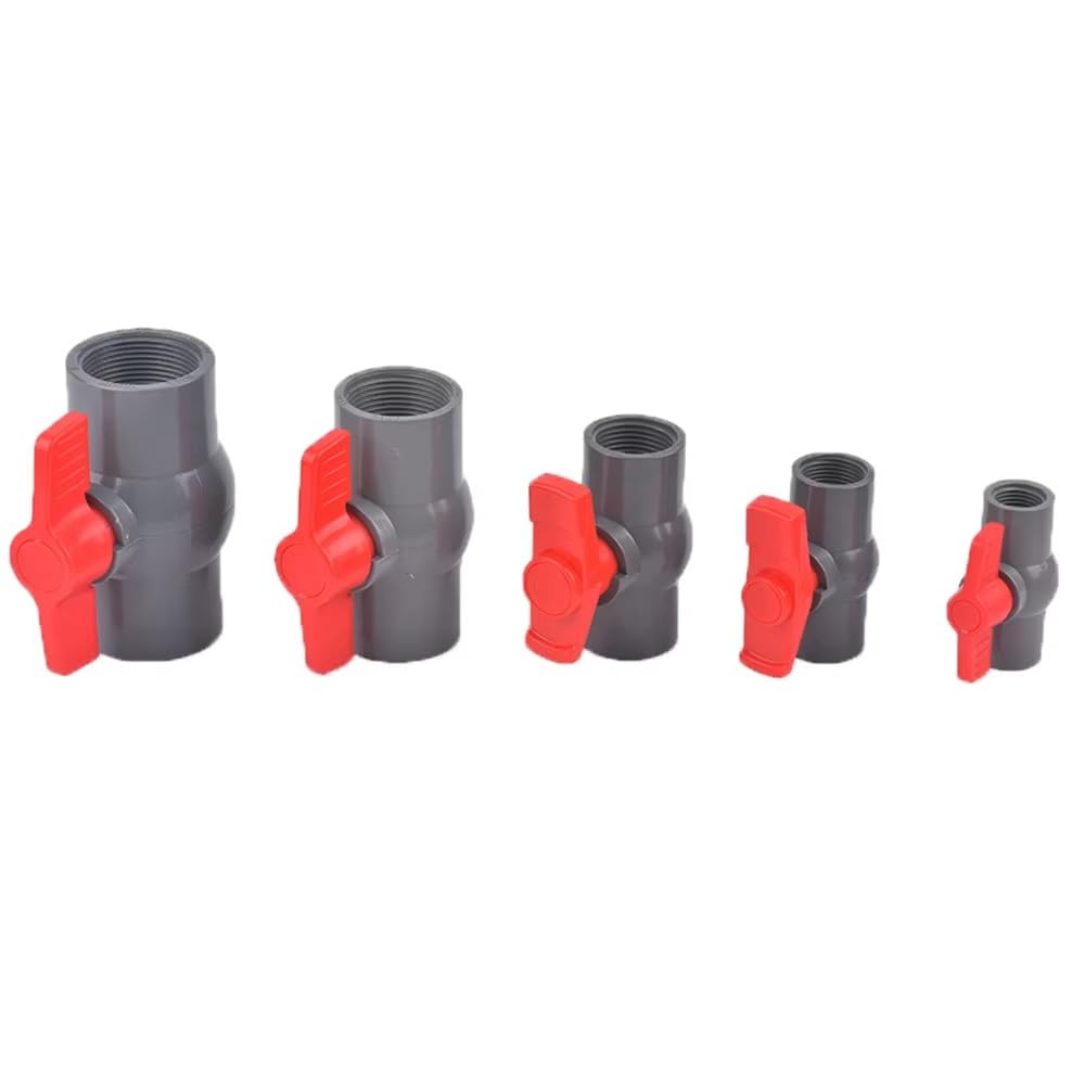Robinet à bille en PVC gris 1 pouce pour réparer un circuit de drainage