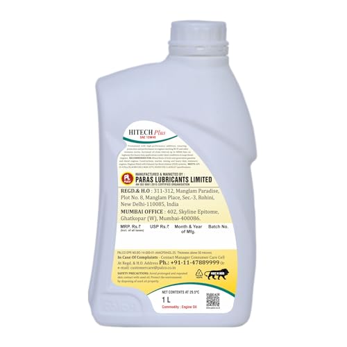Image of PALCO Hitech Plus 15W40 Diesel Engine Oil 1 Litre (Pack of 2) for Heavy Duty Cars, Commercial Vehicles & Turbocharged Diesel Engines, EGR Compatible