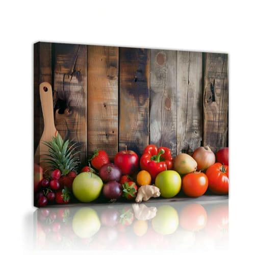 Tableau de fruits tropicaux XBTYKPB 50x70 cm pour cuisine et salle à manger