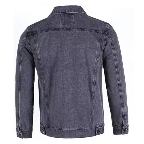 Chaqueta de mezclilla ligera para hombre miniatura 5