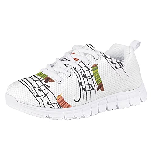 Yzaoxia Mesh Sneakers for Girls Size 11-5 Breathable Tennis Shoes Lace Up Walking Shoes Sport Shoes