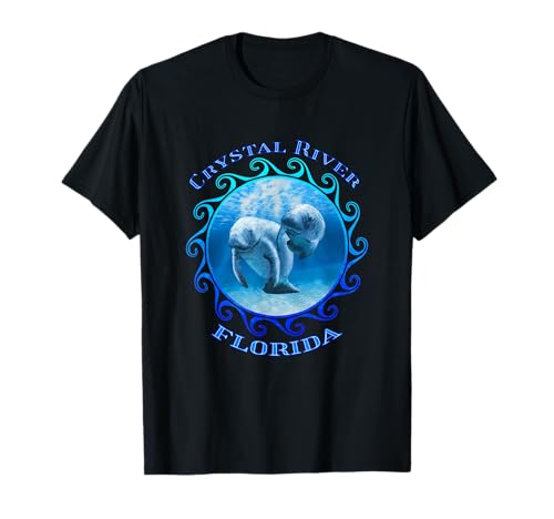Crystal River Florida Vacation Swimming Manatees T-Shirt