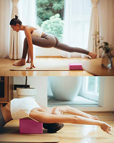 image for GYSPOR Yoga Blocks 2 Pack Eco Friendly Yoga Block with Non-Slip Surfac