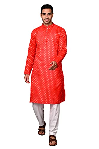 Image of Cotton Kurta Pajama Set for Mens