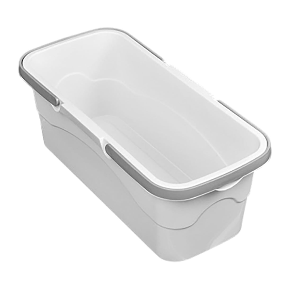 Homoyoyo Moppeimer Kunststoff 49x23x18cm mit Abflussloch Handmopp Aufbewahrungseimer für Haushalt Bad Garten Wischmoppkorb Langlebig Praktisch Zufällige Farbe
