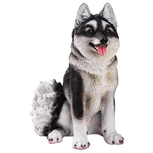 Statue de chien ornement de pelouse idéal pour cadeau de décoration extérieure