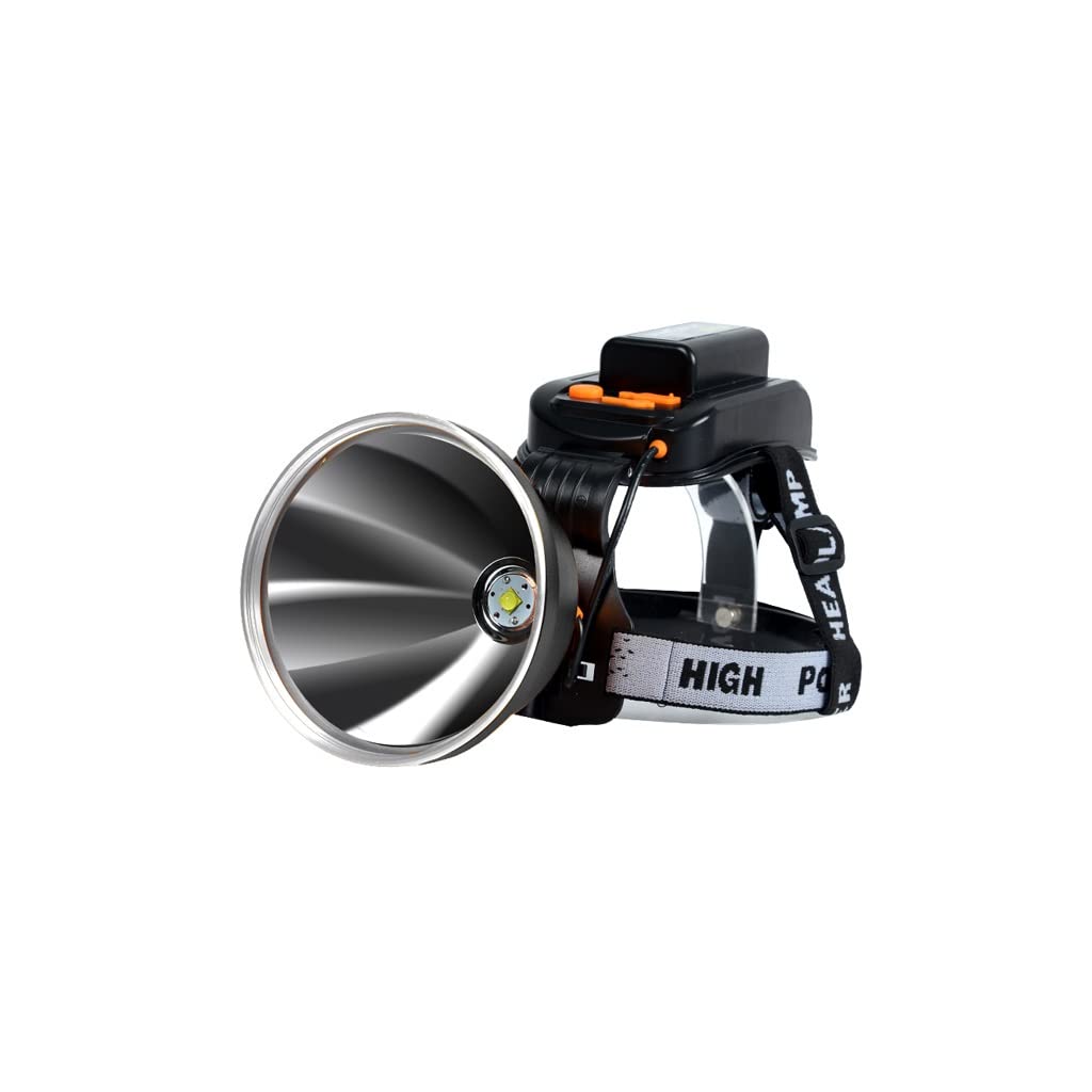 OYYMTE LED Headlight Rechargeable Head-Mounted Flashlight Miner's Lamp Fishing Long-Range Waterproof Long-Term Battery Life Overhead