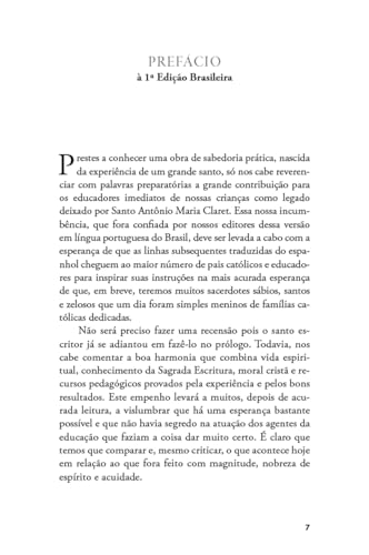 A educação dos meninos