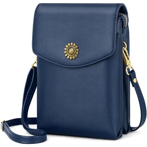 Image of Peacocktion Small Crossbody Bags for Women Travel Cell Phone Purse RFID Wallet Purses with Adjustable Strap Trendy