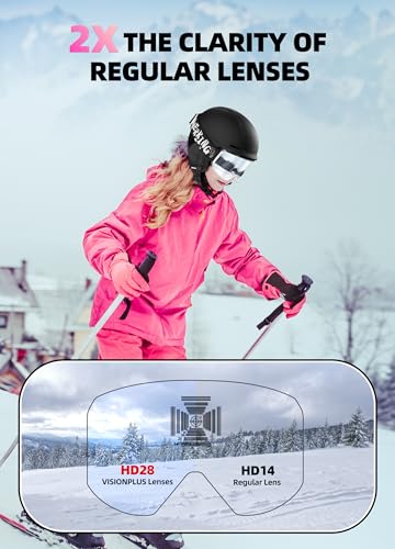 InnerKing Kids Ski Helmet and Goggles, Lightweight Boys Ski Helmet, Reinforced PC Shell & Shock-Absorbing EPS Foam & Soft Lining, Girls Snowboard Helmet 10 Vents, Snow Sport Helmets for Teens - Image 7