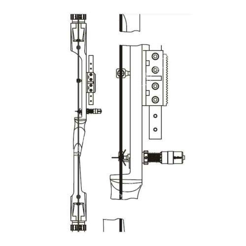SHARROW 4つに入れ アーチェリーリムラインゲージ 弓調整ツ