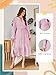 Theenkoln Womens Casual Midi Dress: Short Sleeve V-Neck Empire Waist Gingham Spring Fashion Long Trendy Tiered Formal Dresses P L