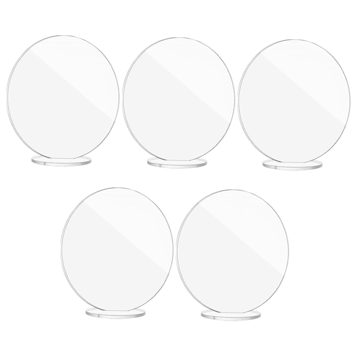 Mobestech 20 Sätze Transparente Tischkarten Diy Hochzeitsplatzkarten für Tischdekoration und Nummerierung bei Hochzeiten und Feiern