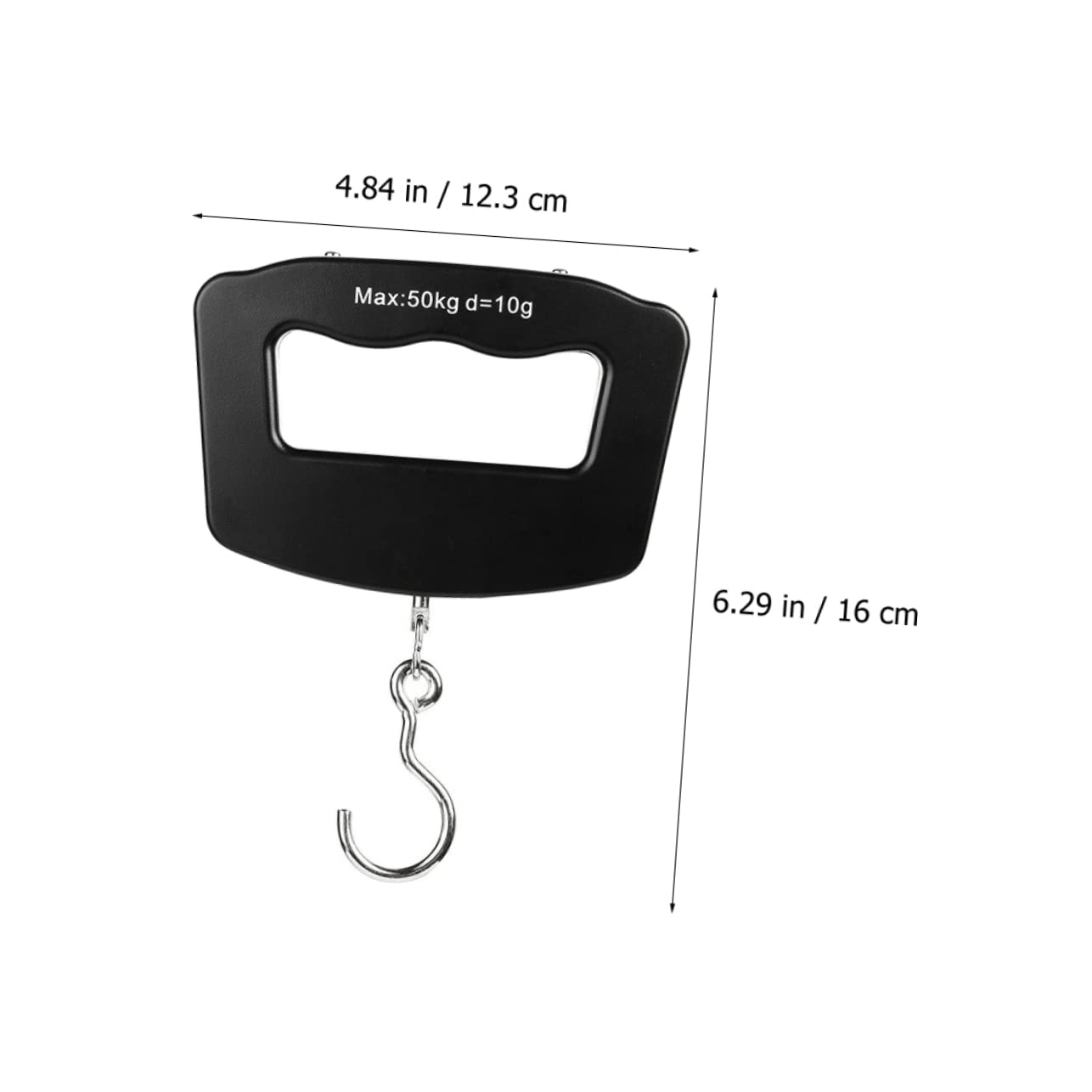 UKCOCO 2 Piezas Báscula Electrónica Portátil para Pesca con Pantalla LCD Digital de Mano y Ligera para Pesar Retención de Datos y Diseño Ergonómico