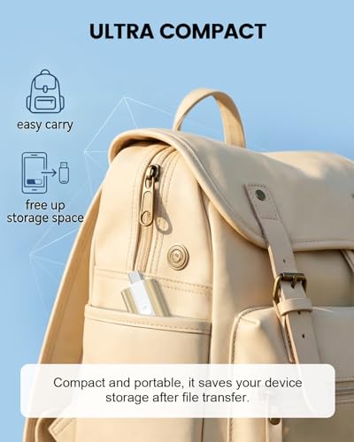 Image of MFI Certified 64GB Flash Drive - Photo Stick and USB Stick Offers Photo /Video Storage, The External Storage is Compatible with iOS, Android, and Pc,1 Pack (Gold)(Available Space: ~58GB)