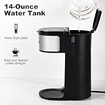 ZOVEK K Cup Coffee Maker, Pod or Ground Coffee Machine, (black) - Image 6