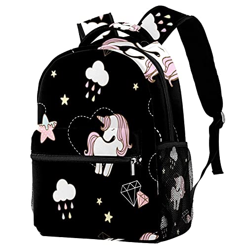 Sac à dos licorne pour randonnée et voyage décontracté enfant