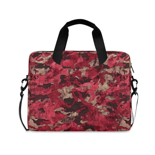 Maletín para laptop 15.6" camuflado rojo miniatura 1